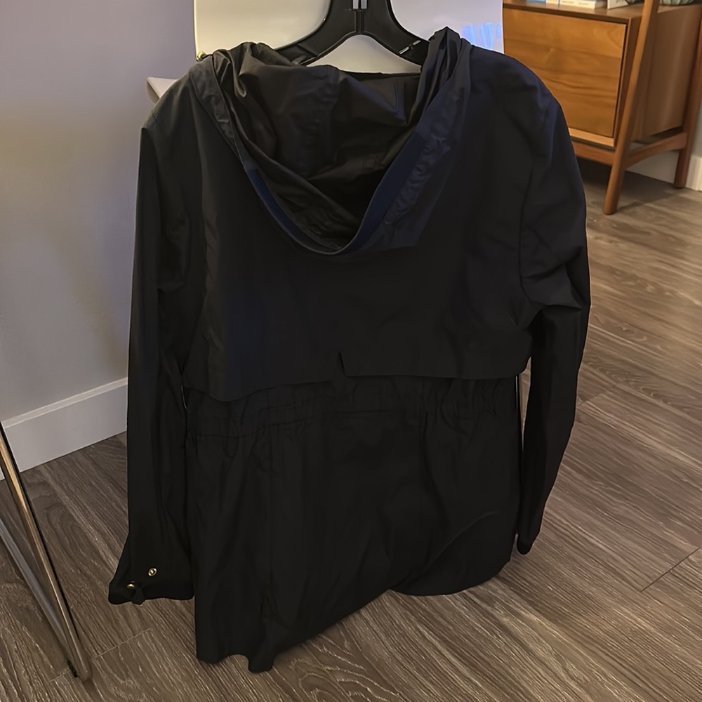 Cole Haan Navy Blue Raincoat - Picture 3 of 6